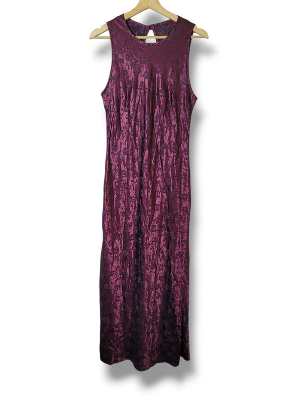 Vintage 90s Steppin' Out Maxi Slip Dress Size 11/12